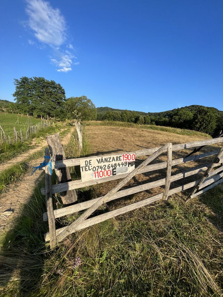 Teren extravilan in natura cu vanzare in rate