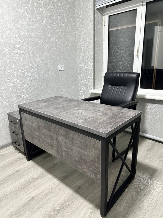 Офисный стол лофт/Компьютерный стол/Письменный стол/Ofis stol LOFT