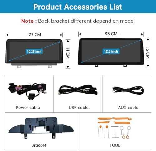 Нов 12.3” CarPlay Android Auto екран за BMW 3/4 Series 2012-2016 NBT