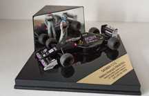 Macheta Sauber C13 HH Frenzen Formula 1 1994 + figurina - Gode 1/43 F1