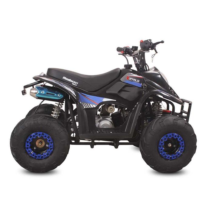 Atv copii 110cc Mini Rocket Buffalo 6" automat 4T benzina albastru