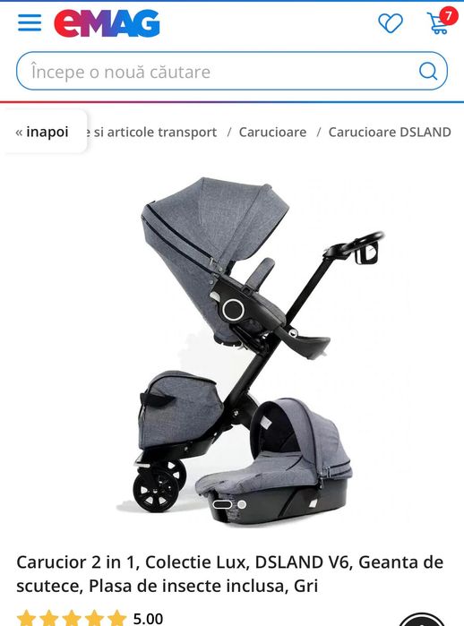 Căruț DSLAND 2 în 1