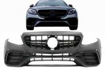 Bara Fata Mercedes E-Class W213 S213 C238 A238 (16-19) E63 Look Negru
