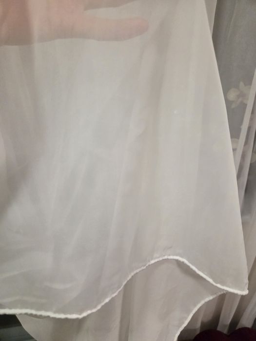Перде/завеса нежно бяло