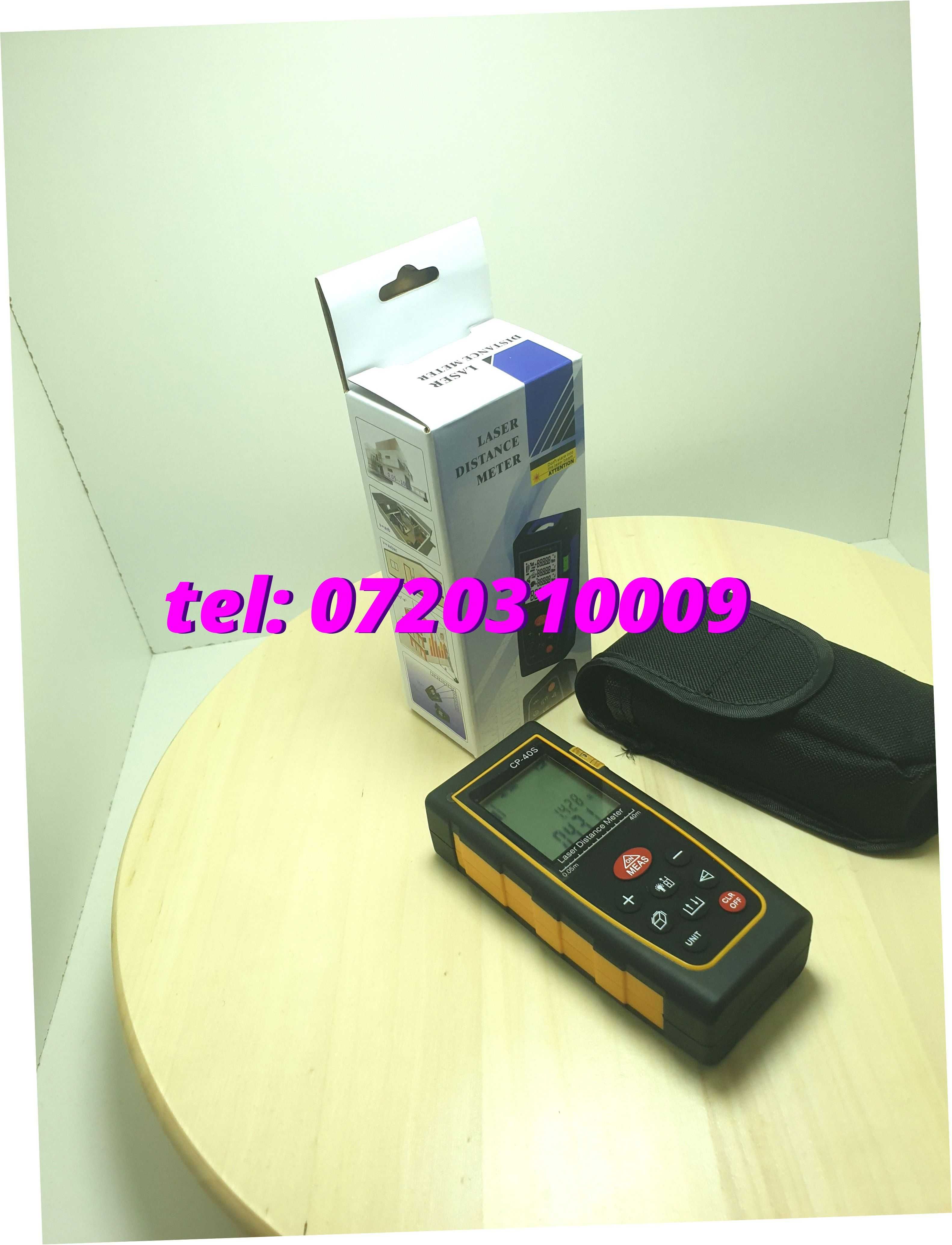 Telemetru Laser Profesional 40m Model 2021