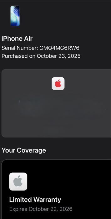 ГАРАНЦИОНЕН!!! Apple iPhone Air, 256GB, 5G, Light Gold