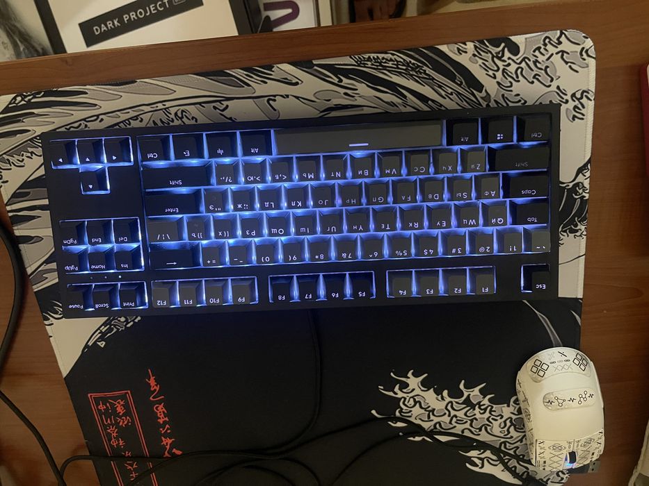 Геймърски клавиатура Dark Project kd87a Yellow Geteron