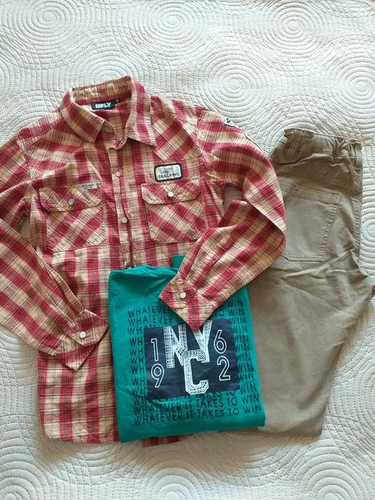 Лот H&M , Tom  Tailor дънки , риза тениска 146 / 152
