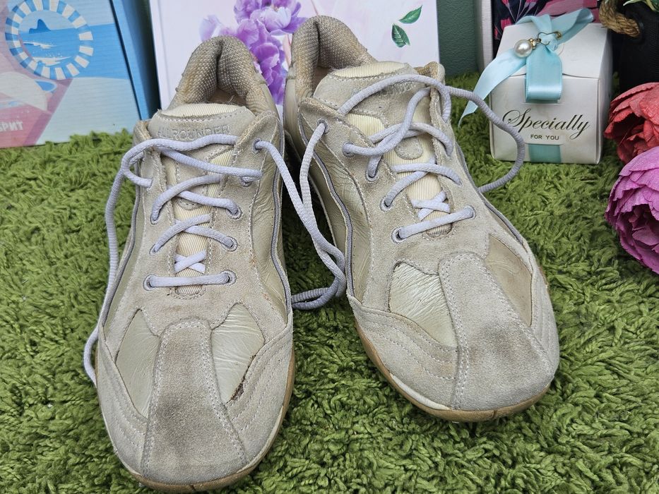 All Rounder немски кецове от кожа