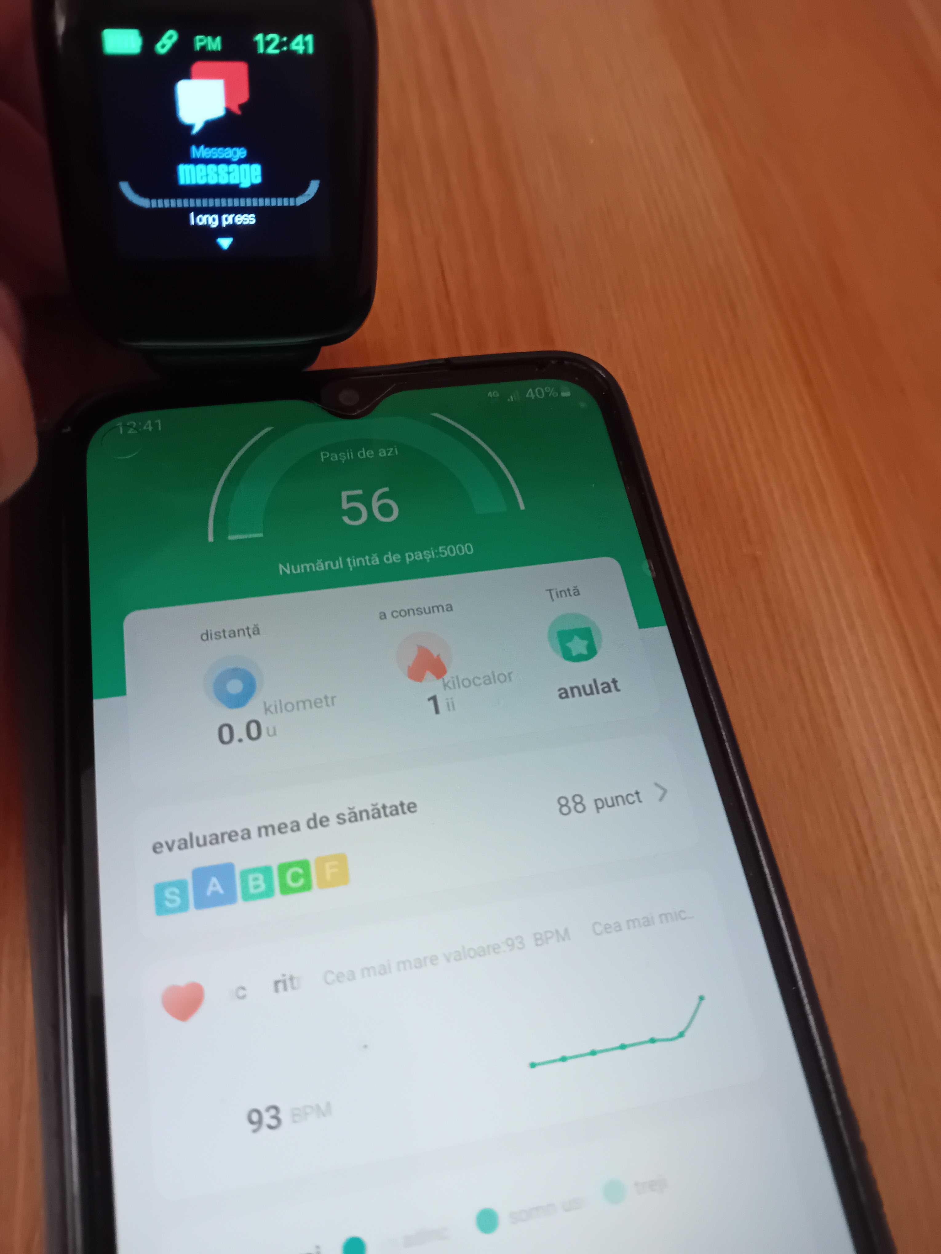 Ceas EBODA SmartTime150, Nivel Oxigen Sange, Ritm Cardiac