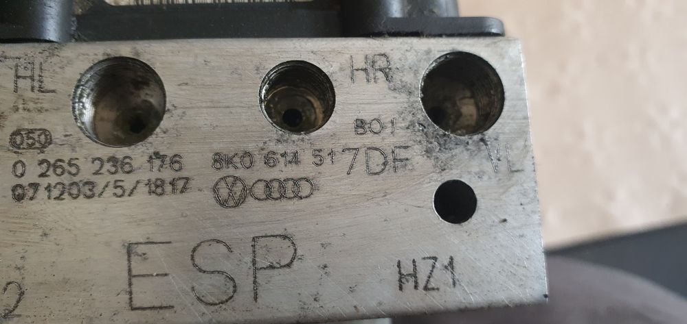 Pompa abs audi a4 b8 audi a5 8T 8K0 614 517 DF 8K0 907 379 AQ