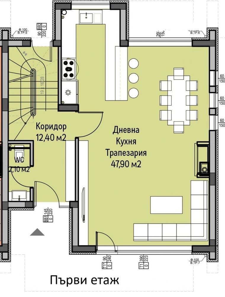 Продава се Къща в с. Панчарево, Област София-град - 260 кв.м за 1830 €/кв.м - Снимка #9