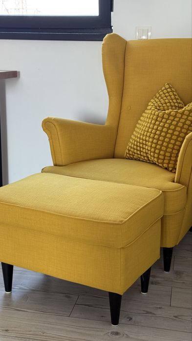 Fotoliu + taburet Ikea