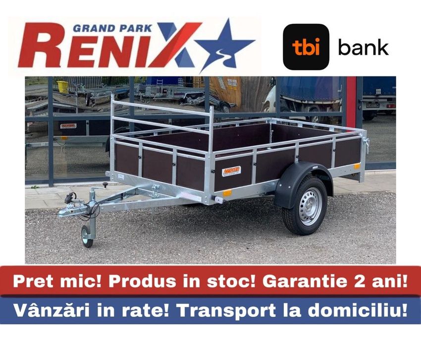 Neptun Trailwood Remorca Basculabila 236/125/35 750kg Remorca noua Baculabila MMA 750KG 1 AXA