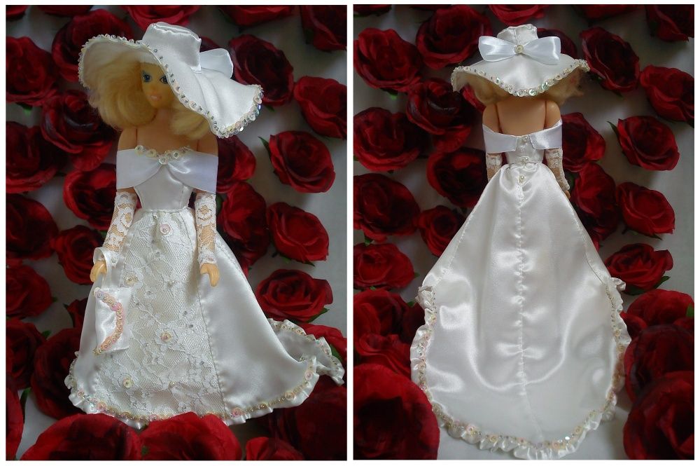 Свадебные платья для куклы Барби