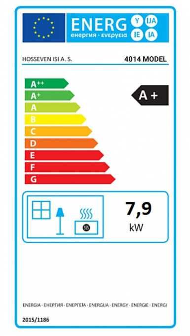 Готварска печка на дърва Balkan Energy 4014 7.9kW