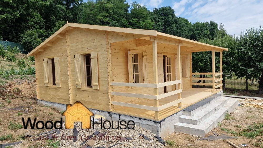 Căsuță de vacanță din lemn 50mp