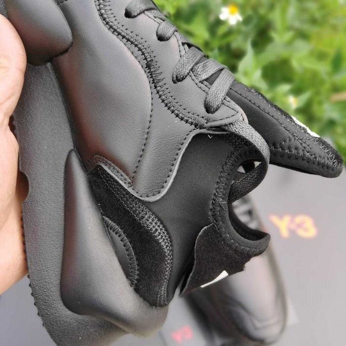 Adidasi Y-3, Kaiwa - Black Premium din Piele NOI Yohji Yamamoto Y3