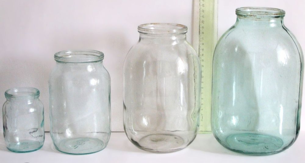Стеклянные банки б.у