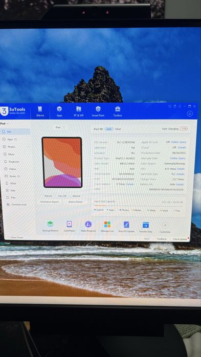 iPad 9th Gen A2602 Neverlock 64 GB-Face ID OK-Baterie 94%-Vezi Anunt-