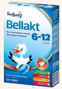 Смесь молочная сухая Bellakt 6-12, 300 гр