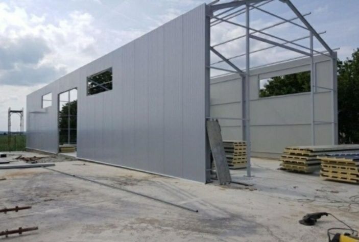 Vand container modular tip casa de locuit din structura metalica învel