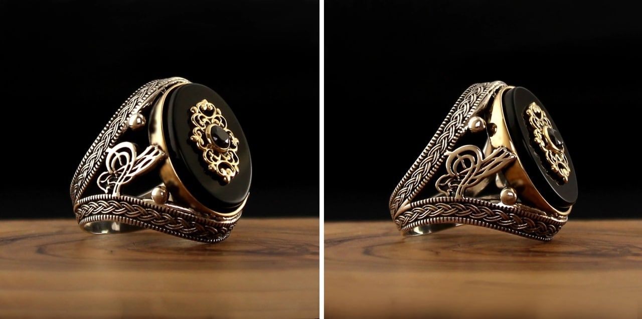 Серебряное кольцо, мужское из Турции по 620.000