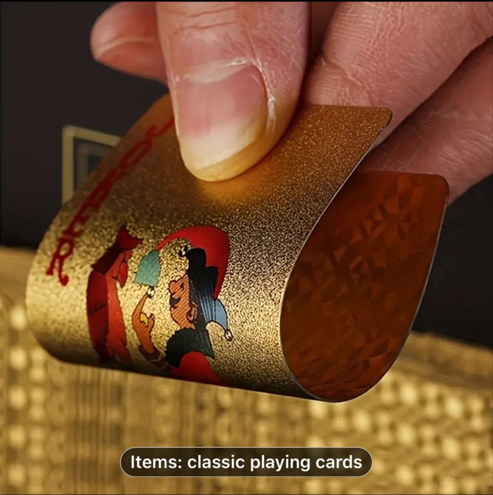 Карти за игра plastic gold