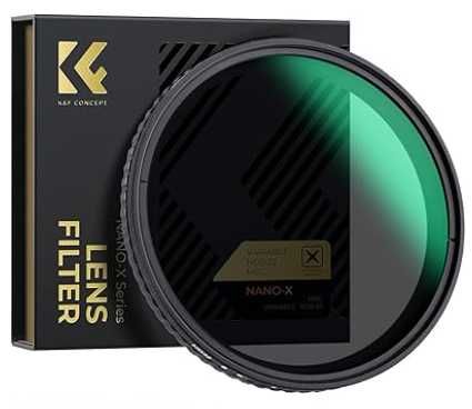 K&F Concept ND филтър с регулируема плътност ND32 Variable Fade 82мм