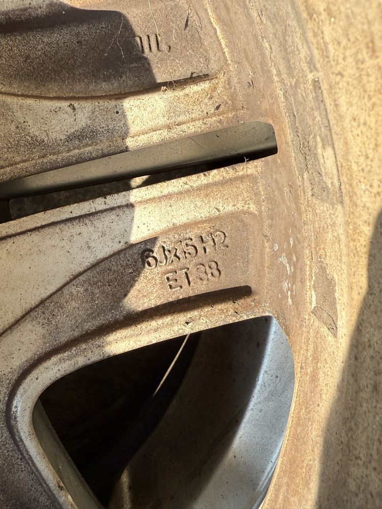 5x100 15” 6j et38 vw golf 4