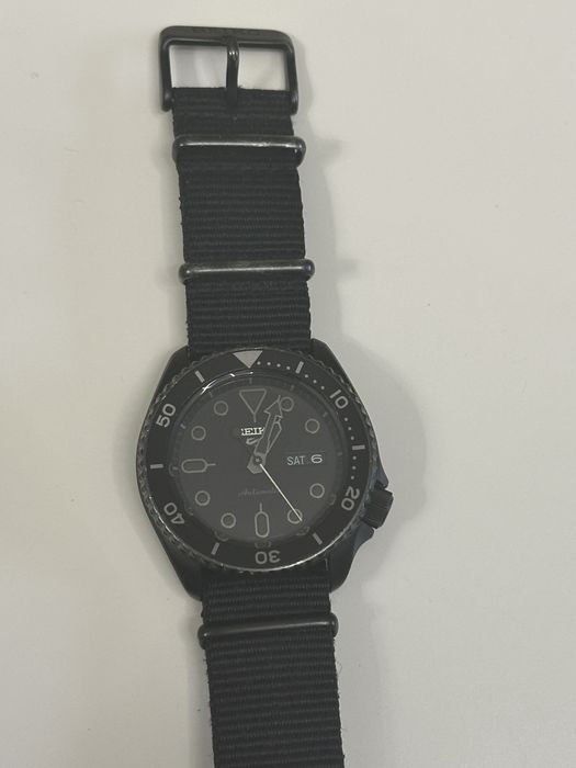 Seiko 5 Sports Blackout Nylon Strap 4R36-07G0