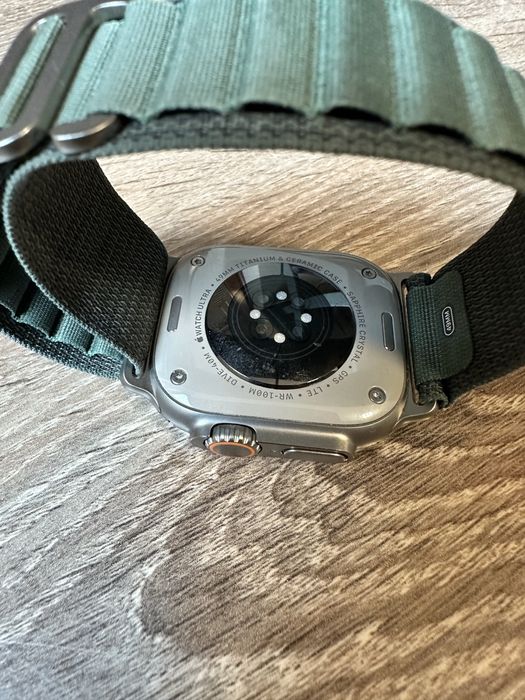 Apple Watch Ultra 1 Titanium Alpine green loop M