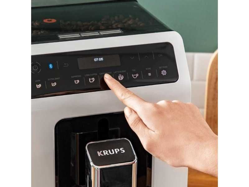 Кафеавтомат със Система за Разпенване на Мляко Krups Evidence EA890110