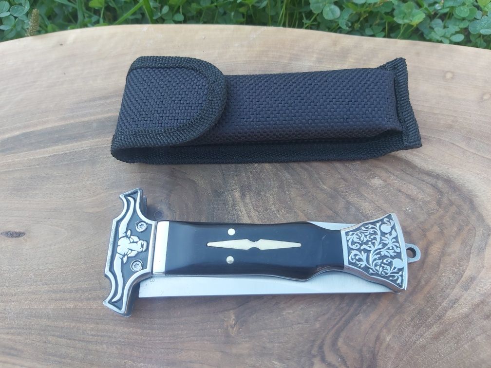 Сгъваем джобен нож Columbia pocket knife с дръжка от дърво,CM123