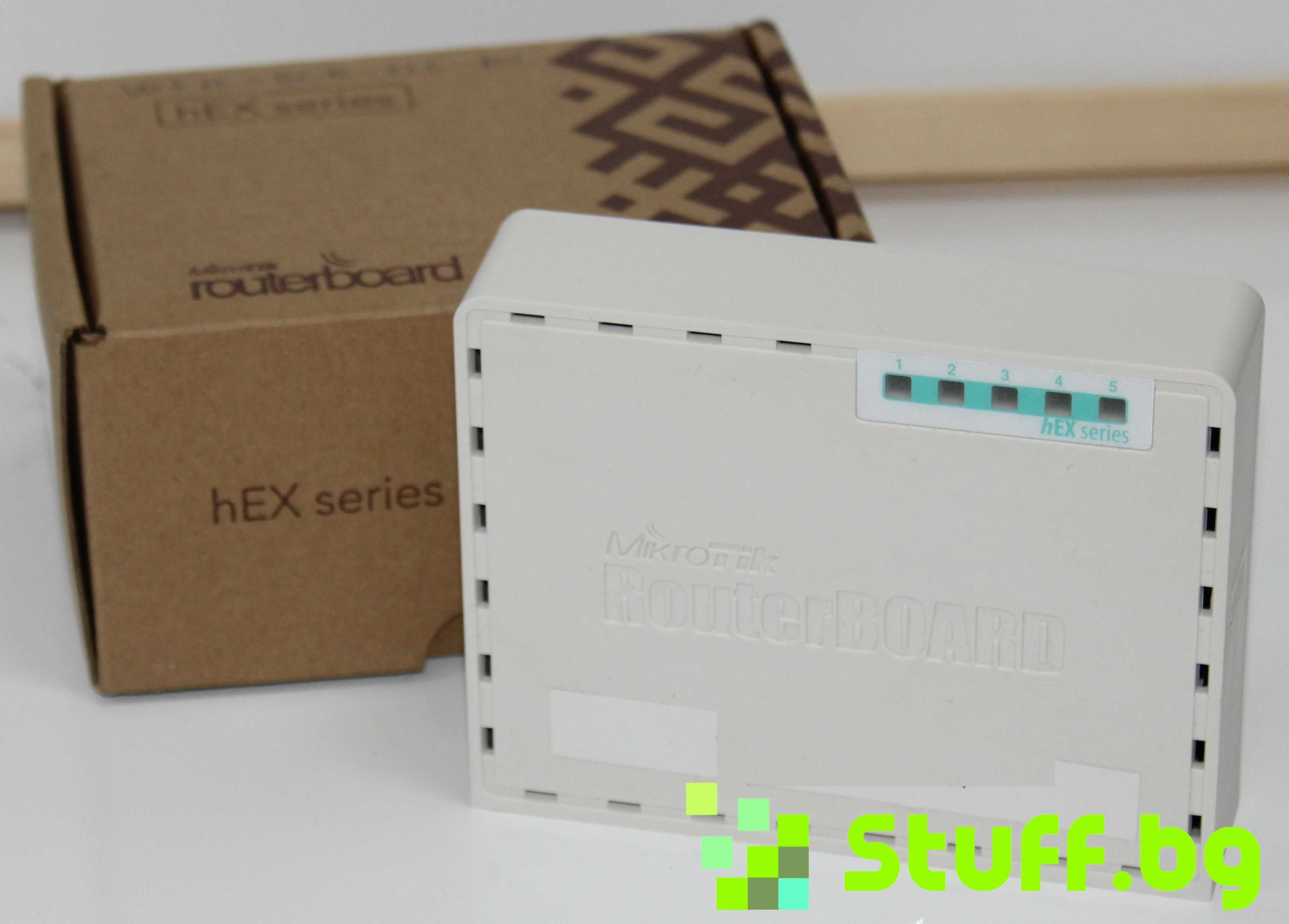 Рутер и 5 port суич Mikrotik HEX Lite RB750r2