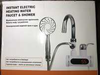 Robinet electric instant cu dus și afișaj LED, nou