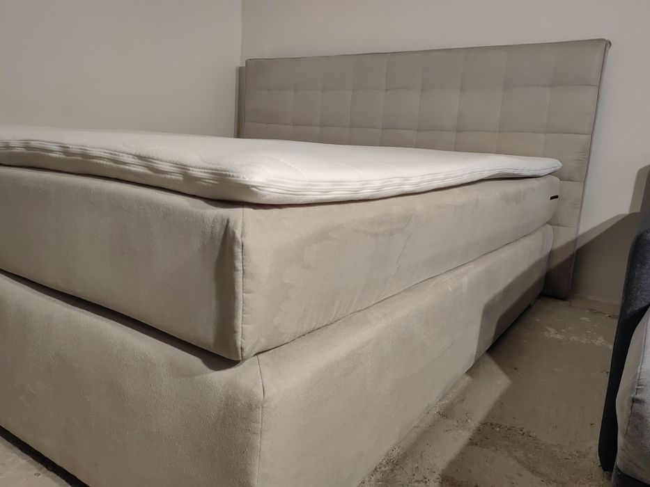 Pat dormitor Boxspring 180/200 Bej toppar