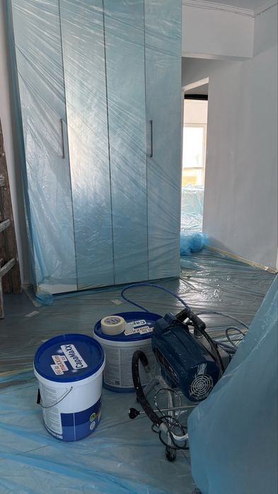 Zugrav 8 lei/Apartament  intr-o zi /Amenajari interioare