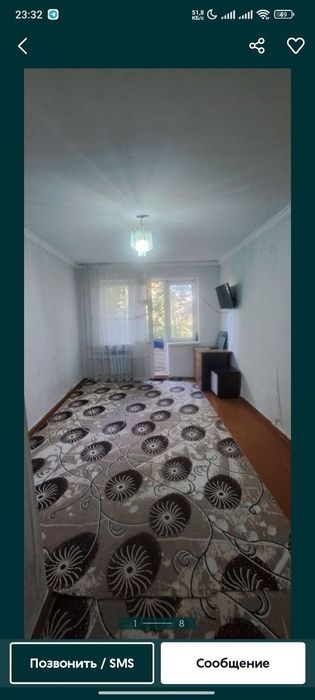 Ижарага Октябр 1-хона 3-этаж