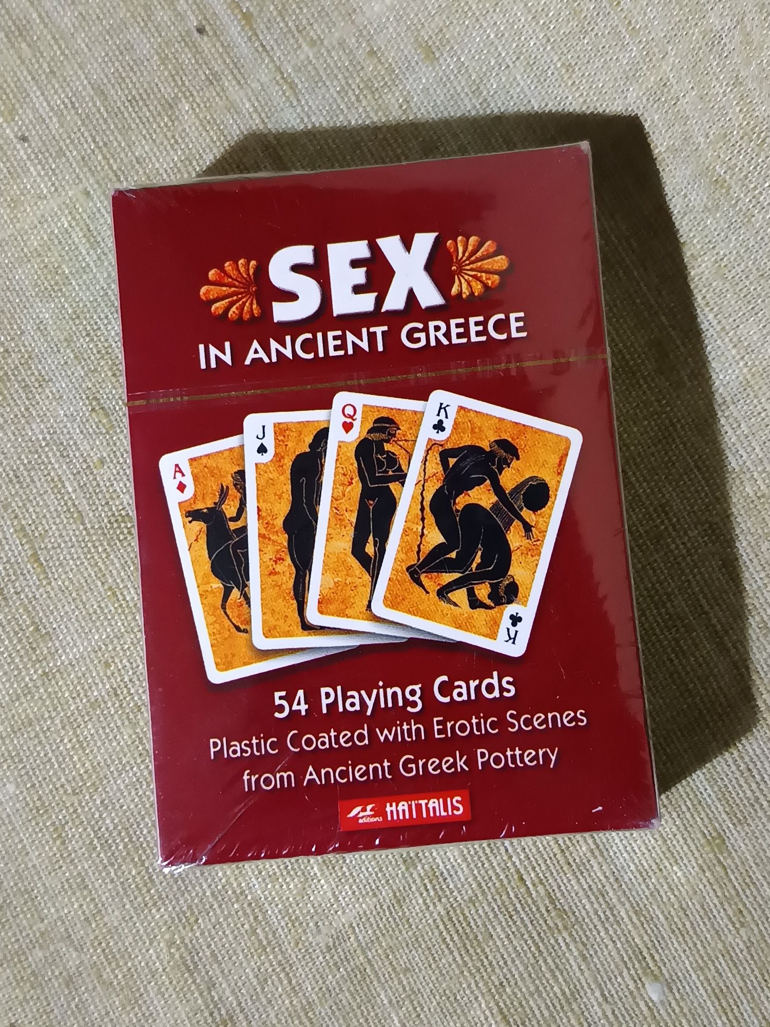 Cărți de joc pentru Adulți/ Tematica erotica Grecia antica/ Eros