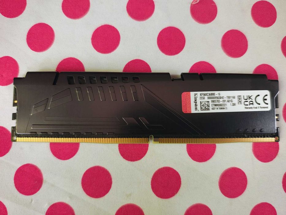 Memorie Ram Fury Beast 16GB DDR5 (1 X 16 GB) 6000 Mhz.
