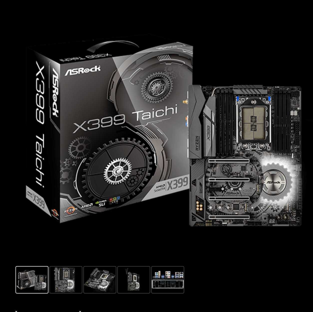 новая материнская плата ASRock Taichi X399 Motherboard