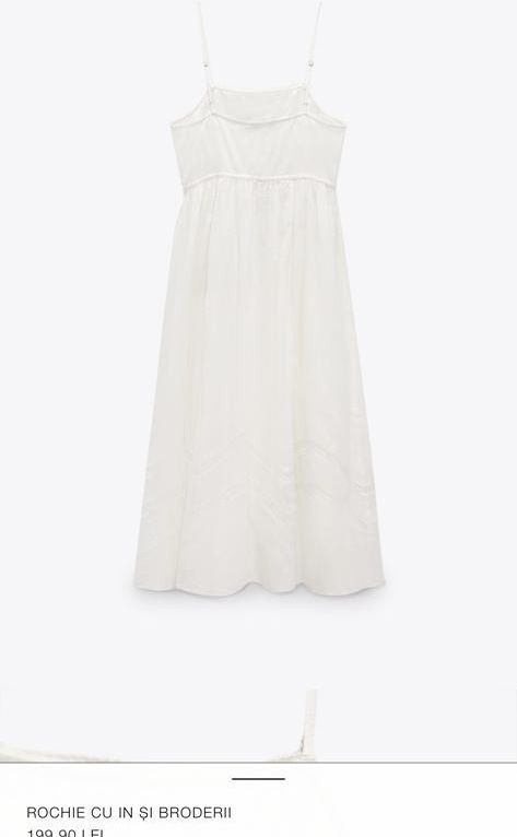 Rochie Zara in si broderii