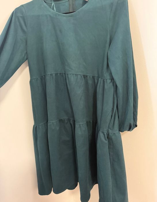 Рокля Zara, изумруден цвят