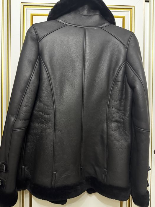 Натуральная дубленка авиатор