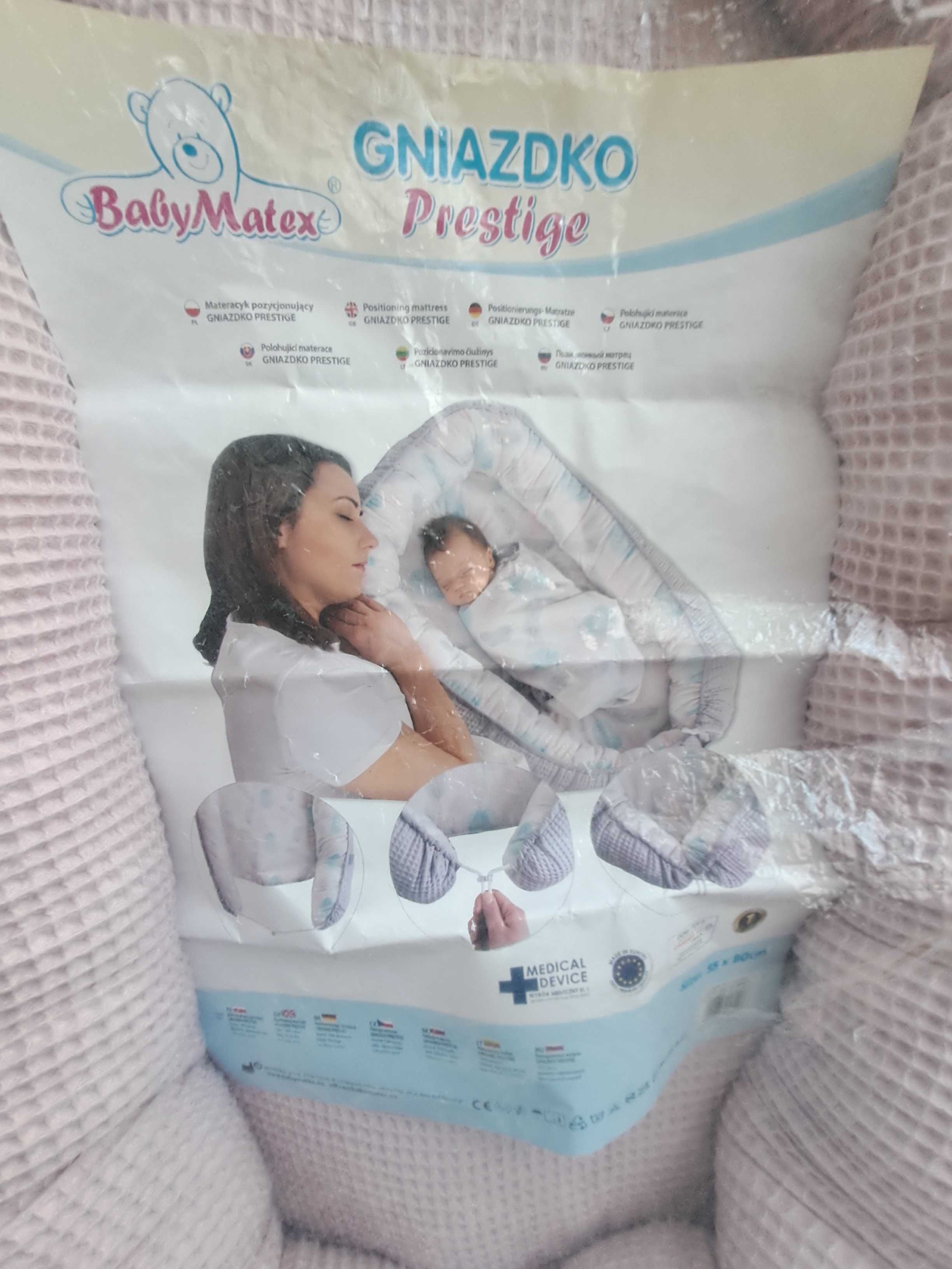 Бебешко гнездо Baby Matex - Prestige, синьо и розово