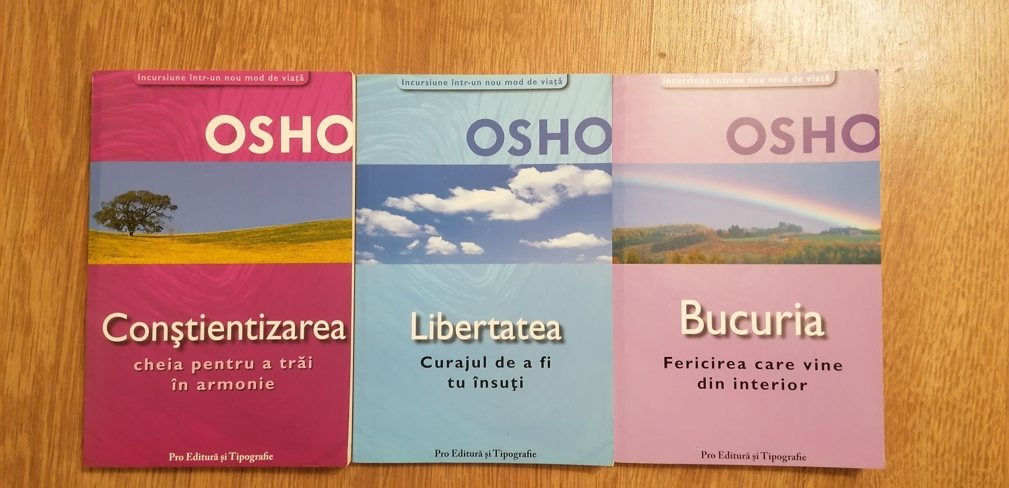 3 cărți Osho - Incursiune într-un nou mod de viata