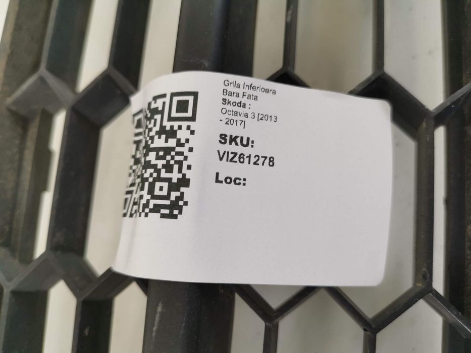 Долна решетка на предна броня Шкода Октавия 3 / Skoda Octavia 3 [ - ]
