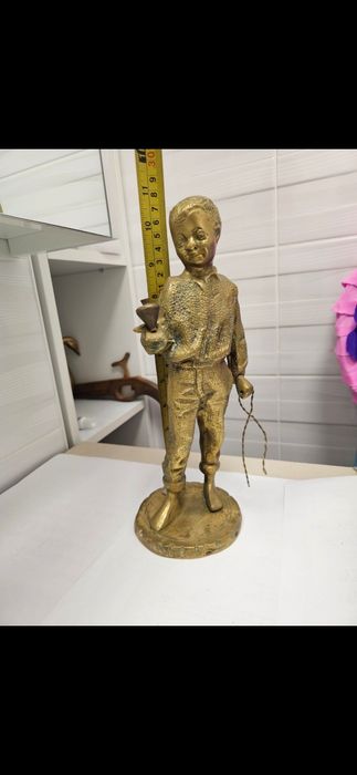 Statueta copil din bronz !