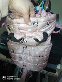 Vesta fetita Minnie Mouse Roz H&M, marimea 86 12-18 luni
